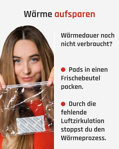 TerraTherm Handwärmer - luftaktiviert - 12h warme Hände - 5, 10 oder 30 Paar - Wärmepads Hand - 100% natürliche Wärme, 10 Paar