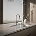 KOHLER Artifacts® Pull Down Kitchen Sink Faucet with Single Hole Install and Lever Handle, and 3-Function sprayhead Featuring Sweep and BerrySoft Spray, K-99261-VS