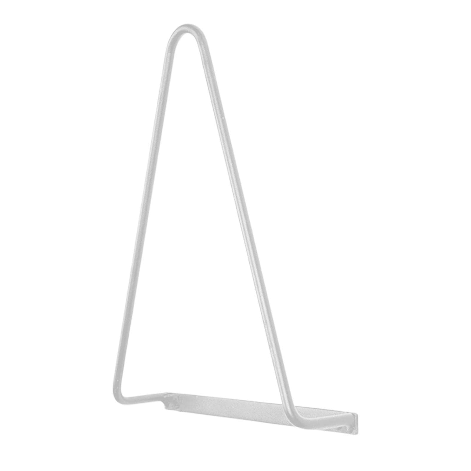 NeaxgeandX Triangle Wall Mounted Magazine Vinyl Records Storage Rack White
