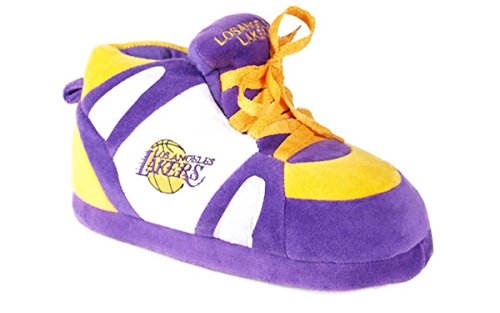 mens lakers slippers