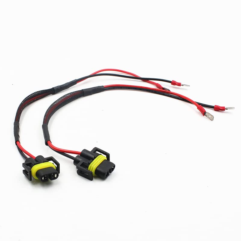 Auto Pearl H8/H11/H27 wiring harness socket holder female adapter Cable plug for HID headlight fog light lamp bulb set of 2-image-17
