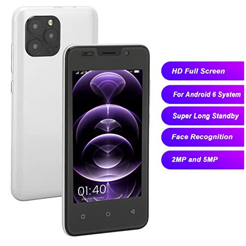 4G Mobiltelefon IP13 Pro 4,66" HD-skärm Dual SIM Olåst Ljusblå