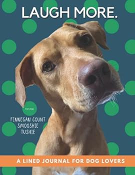 Paperback A Lined Journal for Dog Lovers: Writing with Finn - Full Sized Book