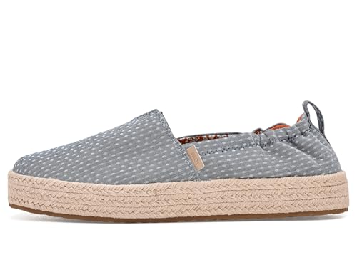 Zapatos TOMS Valencia con plataforma Niagara Mist Chambray Dot en talla 32 EU 5