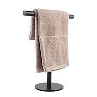 Bathroom Hand Towel Holder Stand,T-Shape Hand Towel Holder Stand SUS304 Stainless Steel for Bathroom,Kitchen or Vanity Countertop