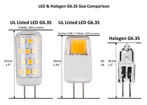 Cbconcept Brand Halogen Light Bulb Jc 12V 50W G6.35 - Frosted - 10 Bulbs #TOP3