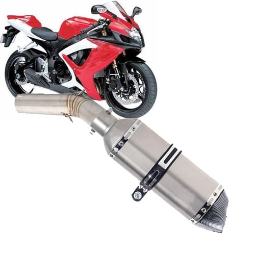 Échappement intermédiaire moto Suzuki GSXR600 K6 améliorant le flux de gaz