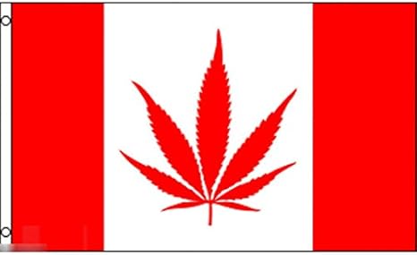 Amazon 国旗 カナダ マリファナ 大麻 ヘンプ カンナビス 特大フラッグ ノーブランド品 地図 国旗 おもちゃ