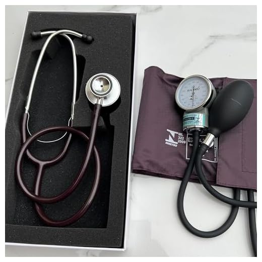 Kit Enfermagem Acadêmico Vinho Bordô Estetoscópio Esfigmo Ap de Pressão Com Bolsa P.A Med 2 Anos de Garantia