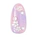 KISS imPRESS Design Premium Press On Nails, Pick Me First, Pink, Medium, Oval, 30 Count