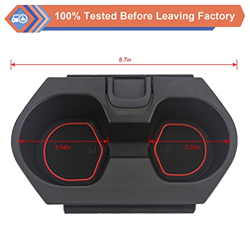 Zonfant Center Console Cup Holder, Drink Bottle Holder Insert Compatible With 2016-2019 Honda Civic, 2019-2021 Honda Insight. Replace #83446-Tba-A01Za #TOP4