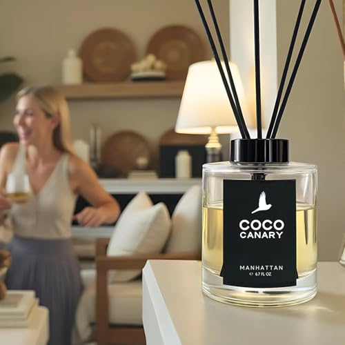 Difusor de varillas Coco Canary Manhattan 6.7 oz miniatura 6