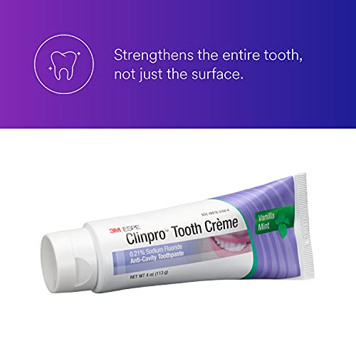 3M 12117 Clinpro Tooth Creme 0.21% Sodium Fluoride Anti Cavity Toothpaste thumb #2