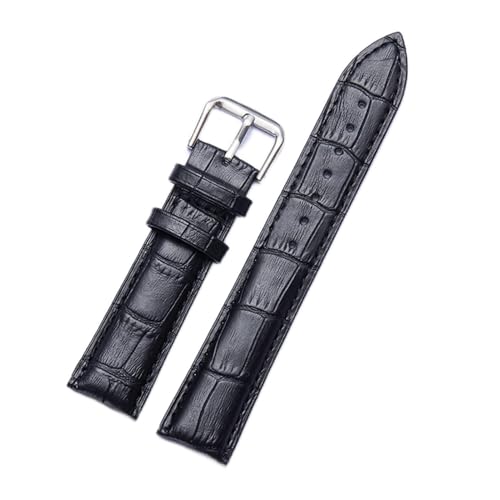 Watch accessoires sangles de montre en cuir noir marron 20mm 22mm