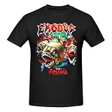 Exo-dus Band Men T-Shirt Crew Short Sleeve Comfortable Daily Shirt Summer Beach Tops Outdoor Tee for Cycling Large