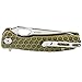 Honey Badger L/R Leaf Camping Knife, Medium, Green