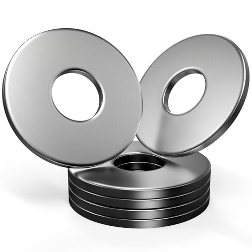 Nuts OT nuts 40 Stück Unterlegscheiben M6 DIN 9021 A2 V2A Unterlegscheiben M6 Edelstahl Beilagscheiben Karosseriescheiben Rostfreie Flat Washers für Schrauben Muttern Schraubbolzen Gewindestangen