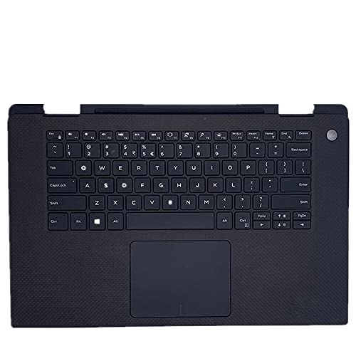 Clavier Dell XPS 15 9575 avec repose-poignet C-shell et pavé tactile noir QWERTY US