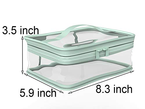 Makeup Bag Zipper Waterproof Portable Travel Storage Pouch 2 Pcs #TOP2