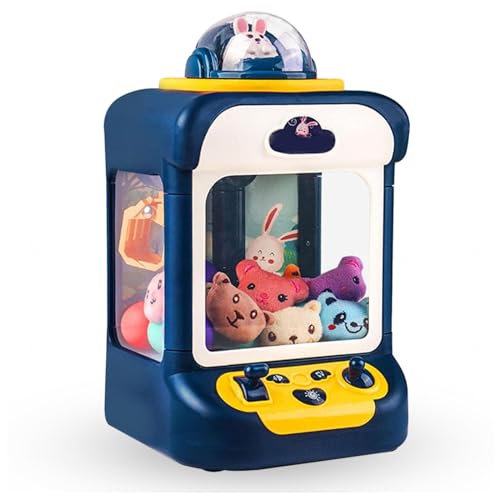 Macchina Acchiappa Caramelle, con 20 Mini Peluche E 10 Gashapon