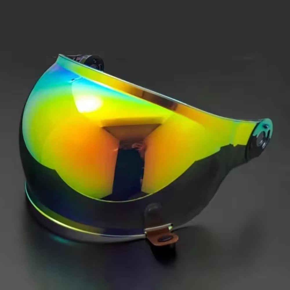 ZJHFDC Motorcycle Helmet Visor for Bell Bullitt, Windproof Anti Scratch Helmet Visor Replacement Motorcycle Accessories,normal-Cgold