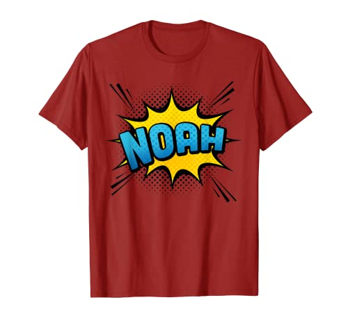 NOAH - Boys Name Superhero Style T-Shirt