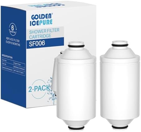 GOLDEN ICEPURE Water Shower Filter Element - Online Shower Condit...
