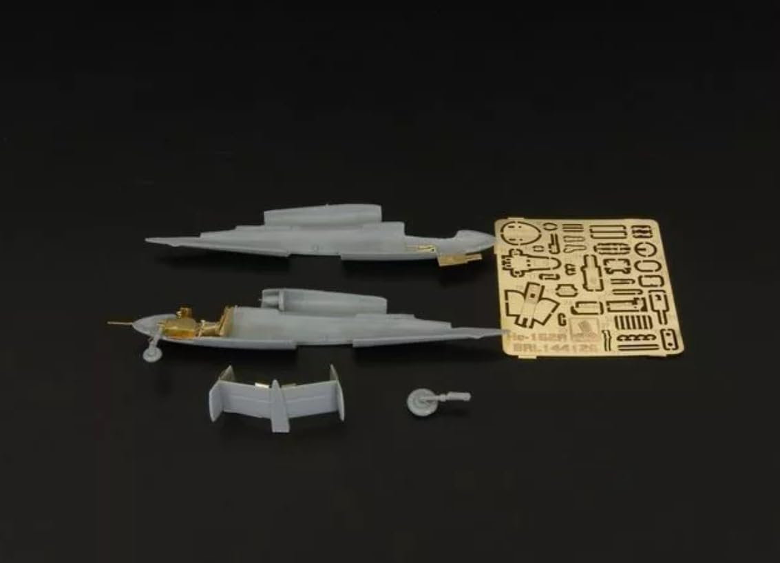 Brengun BRL144126 1/144 Heinkel He-162A (Brengun kit) PE Set for Brengun kit Aircraft NOT Include, ONLY Photo-Etched Parts