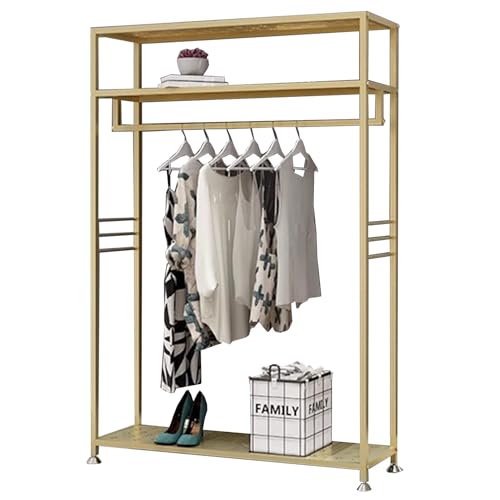 Portant à vêtements grande capacité support de rangement pour garde-robe