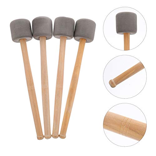 4 baquetas de madera para percusión miniatura 6
