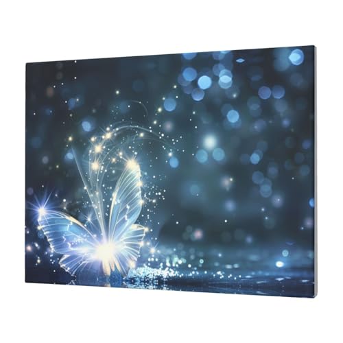 Cadre papillon étoilé déco pour cadeau de mariage et de famille