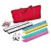 Brand New American Mahjong Set in Burgundy Bag, 4 Pushers Racks Western Mahjongg