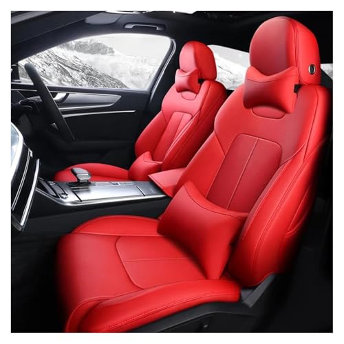 Housse de siege auto pour Toyota FJ Cruiser 2007-2016 protection voyage cuir PU rouge