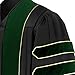 CLERKMANS Doctor of Medicine Graduation Gown and Tam Package - Doctorate PhD Robe 54 (5'9