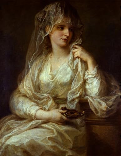 Lienzo SERENDIPITP Angelica Kauffmann de 60x90cm para solucionar paredes vacias y aburridas