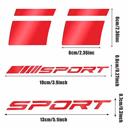 Yungeln 12 Pcs Wheel Rim Decal Stripes Car Decals,Auto Racing Sport Logo Decals Waterproof Wheel Stripe Car Rim Stripes For 18-21 Inch Wheels Tire Rim Safety Decoration #TOP1