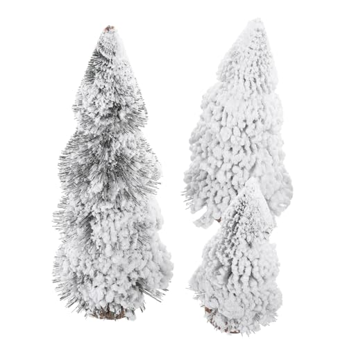 PRETYZOOM 3 peças pequena árvore de Natal ornamentos de Natal decorações de Natal árvores artificiais árvore artificial decoração árvores de Natal artificiais ornamento de Natal