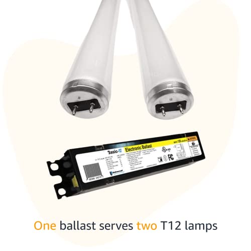 Universal Lighting Technologies B234Sr120M-A000I Bright Silent Compact 120V 60Hz 2 Lamp T12 Electronic Ballast, Rapid Instant Start Fluorescent Light Bulbs, Tube Desk Lights For Home Office Supplies #TOP2