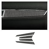 Material: Kohlefaser NVDERTA Kohlefaser Kompatibel mit Mercedes C-Klasse W204 Mittelkonsole Wechsel Klimaanlage CD-Panel Leselicht Autozubehör (Peach Blossom)