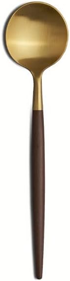 GOA brown matte gold Series tea/coffee spoon/scoop 1 piece (brown gold)