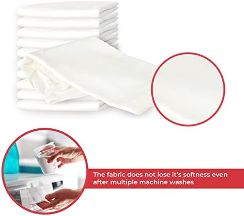 GADLANE Lint Free Cloths Superfine - Car Cleaning Cloth Set 100% Super Soft Multi-Purpose Cotton Application Furniture Polishing Cloth Valeting Waxing wood Dye Remove Dusting - 10 Pack
