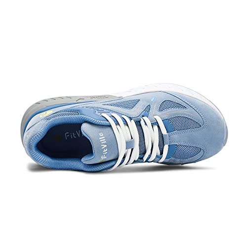Image of FitVille Extra Wide Walking Shoes for Men Wide Width Sneakers for Flat Feet Arch Fit Heel Pain Relief - Rebound Core