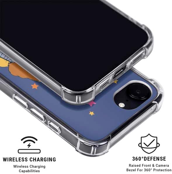 Skinit Clear Phone Case Compatible with iPhone 16e - Officially Licensed Disney Lady & The Tramp Bella Notte Design