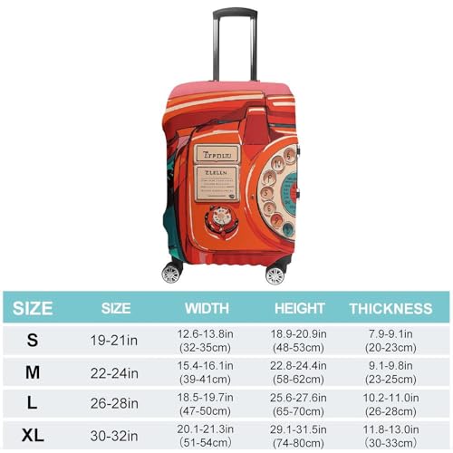 Housse de bagage Angleterre valise protection élastique lavable L - 2
