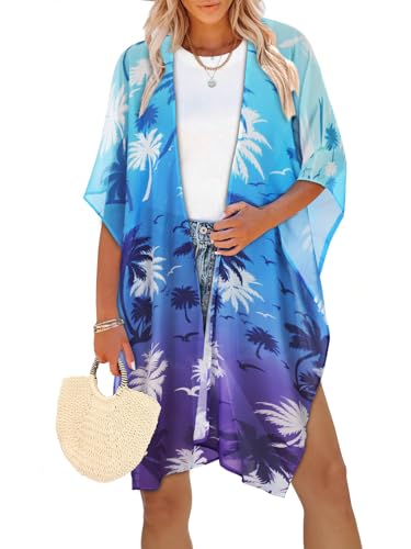 Image of Swimsuit Coverups for Women Sarong Beach Bikini Wrap Sheer Short Skirt Chiffon Scarf for Swimwear