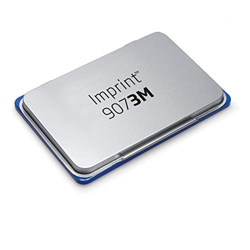 Trodat 9073M 9072M - Tampón (metal, 12,5 x 8 cm), color azul