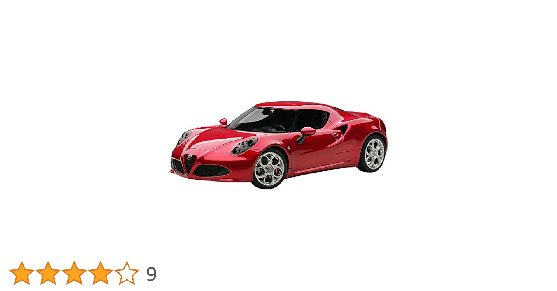 Amazon | AUTOart 1/18 アルファロメオ 4C (メタリック・レッド