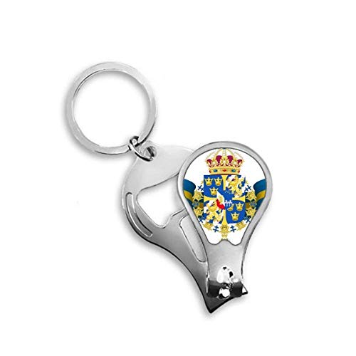Coupe-ongles Suède accessoire manucure pédicure avec motif héraldique national