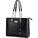 Laptop Tote, Gorgeous PU Leather Laptop Tote Bag Fits Up to 15.6 IN Classy & Professional Design for Women