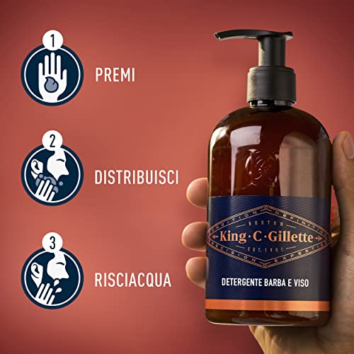 King C. Gillette Set barba uomo professionale